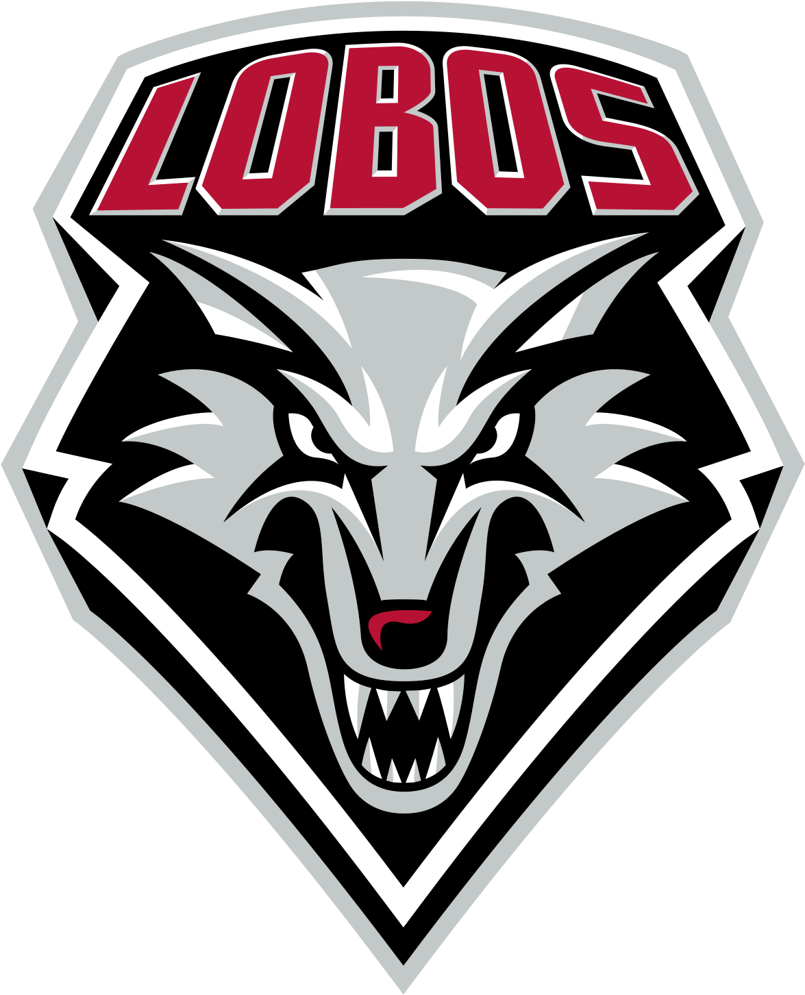 Lobo - New Mexico Lobos (1200x1478), Png Download