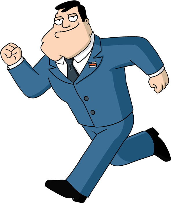 American Dad Png - American Dad Quick Like A C Square Sticker 3" X 3" (700x700), Png Download