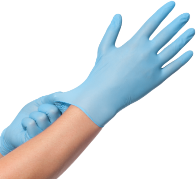 Transparent Gloves Clear Plastic - Latex Gloves Prevent Infections (640x640), Png Download