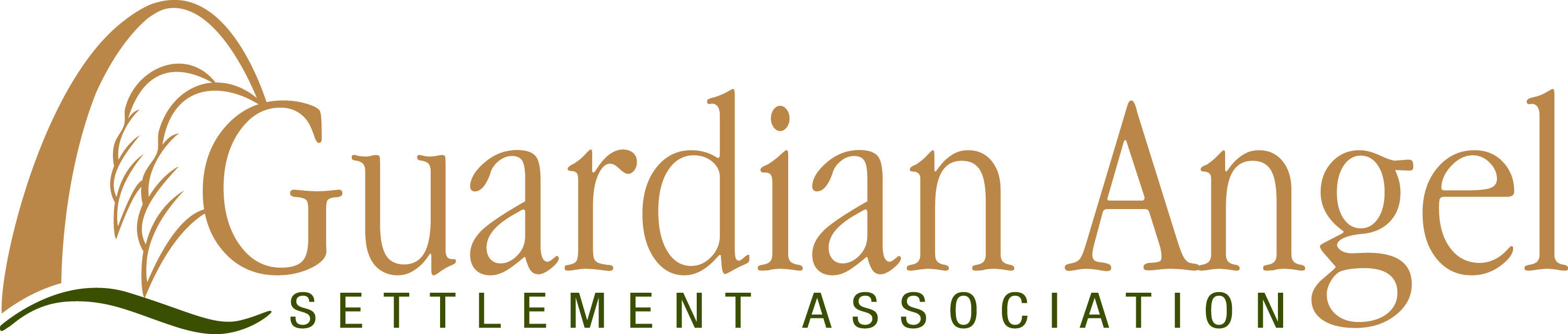 Guardian Angel Settlement Association - Guardian Angel Settlement Logo (3000x639), Png Download
