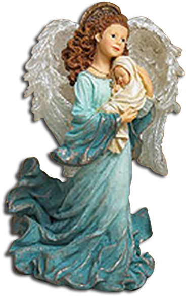 Guardian Angel Of Babies Figurine Boyds Charming Angel - Angel (402x600), Png Download