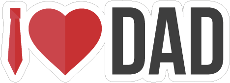 I Love Dad Png - Father (500x500), Png Download