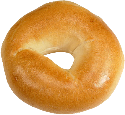 Doughnut Clipart Transparent Background - Bagel Png (463x448), Png Download