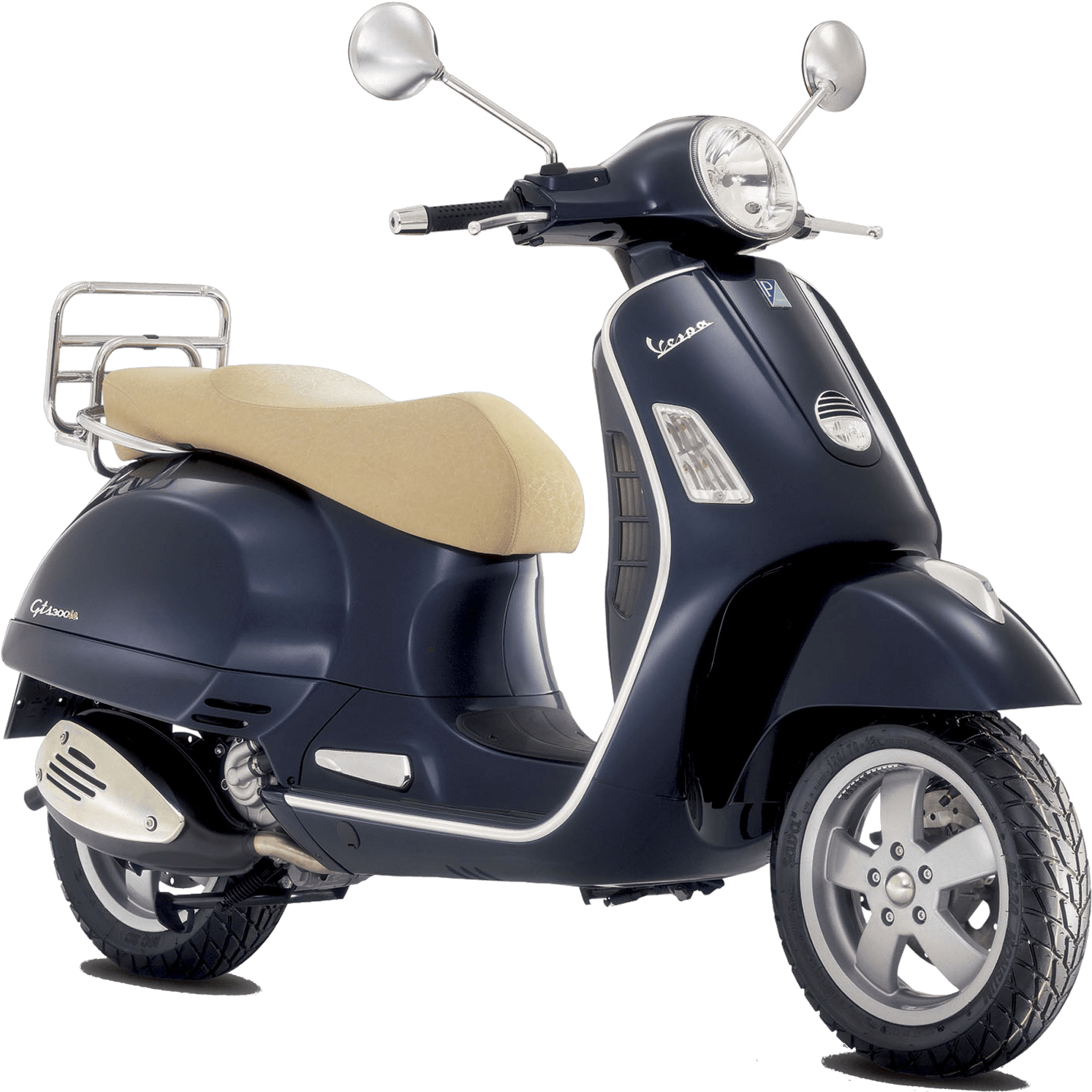 Transport - Scooters - Vespa Gts 2009 (1500x1503), Png Download