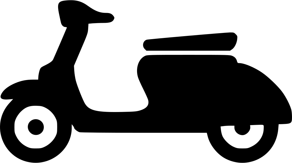 Png File Svg - Scooter Icon (980x550), Png Download
