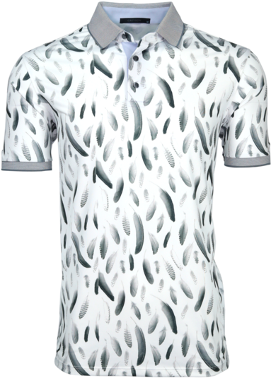 Falling Feathers Polo - Clothing (600x600), Png Download