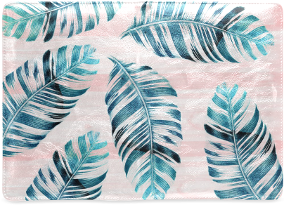 Tropical Leaves Custom Notebook A5 - Art Print: Allen's Palm Leaves 3, 19x13in. (500x500), Png Download