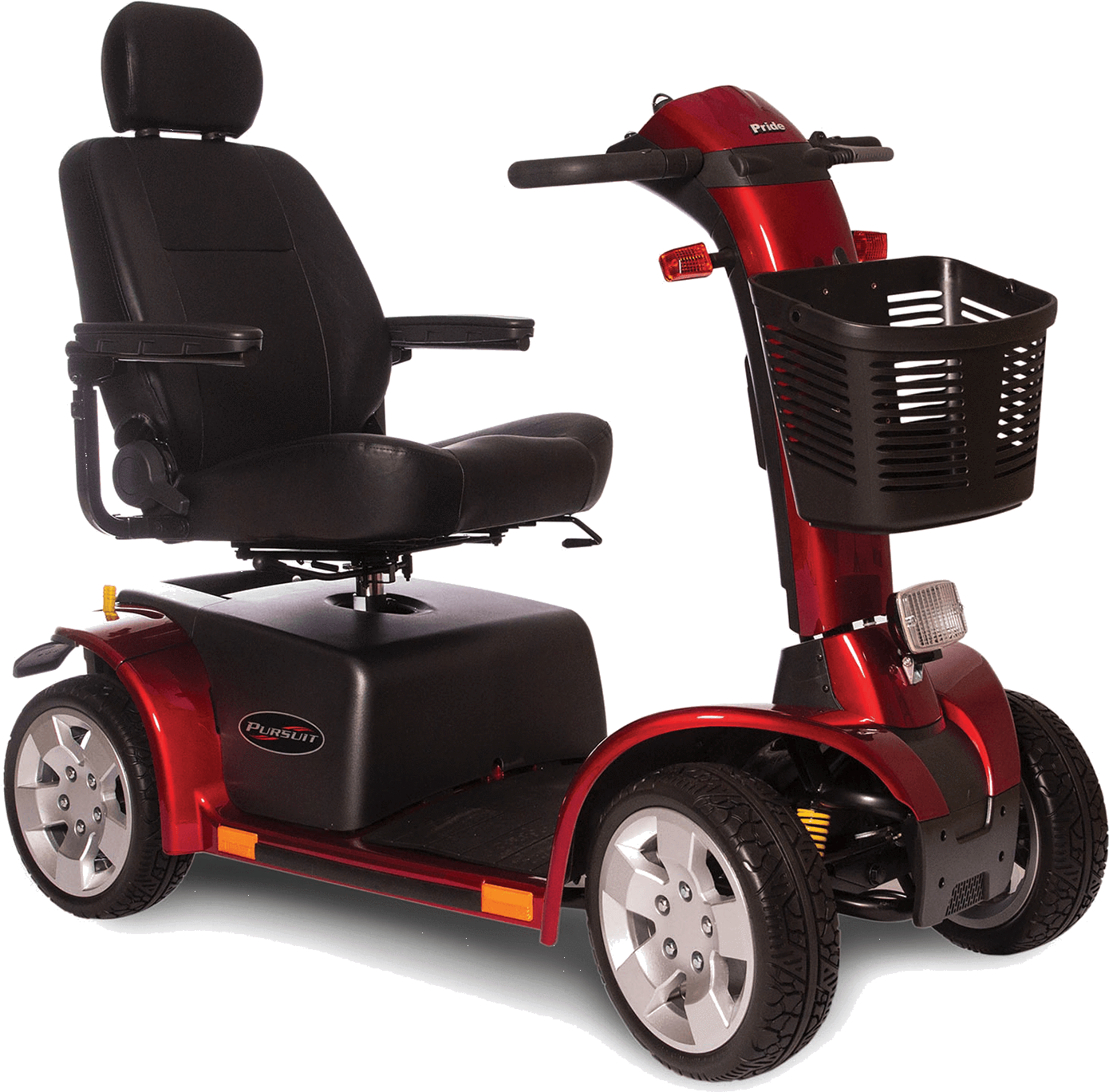 Pursuit All-terrain Scooter Red - Pride Pursuit All-terrain Scooter (2000x1885), Png Download