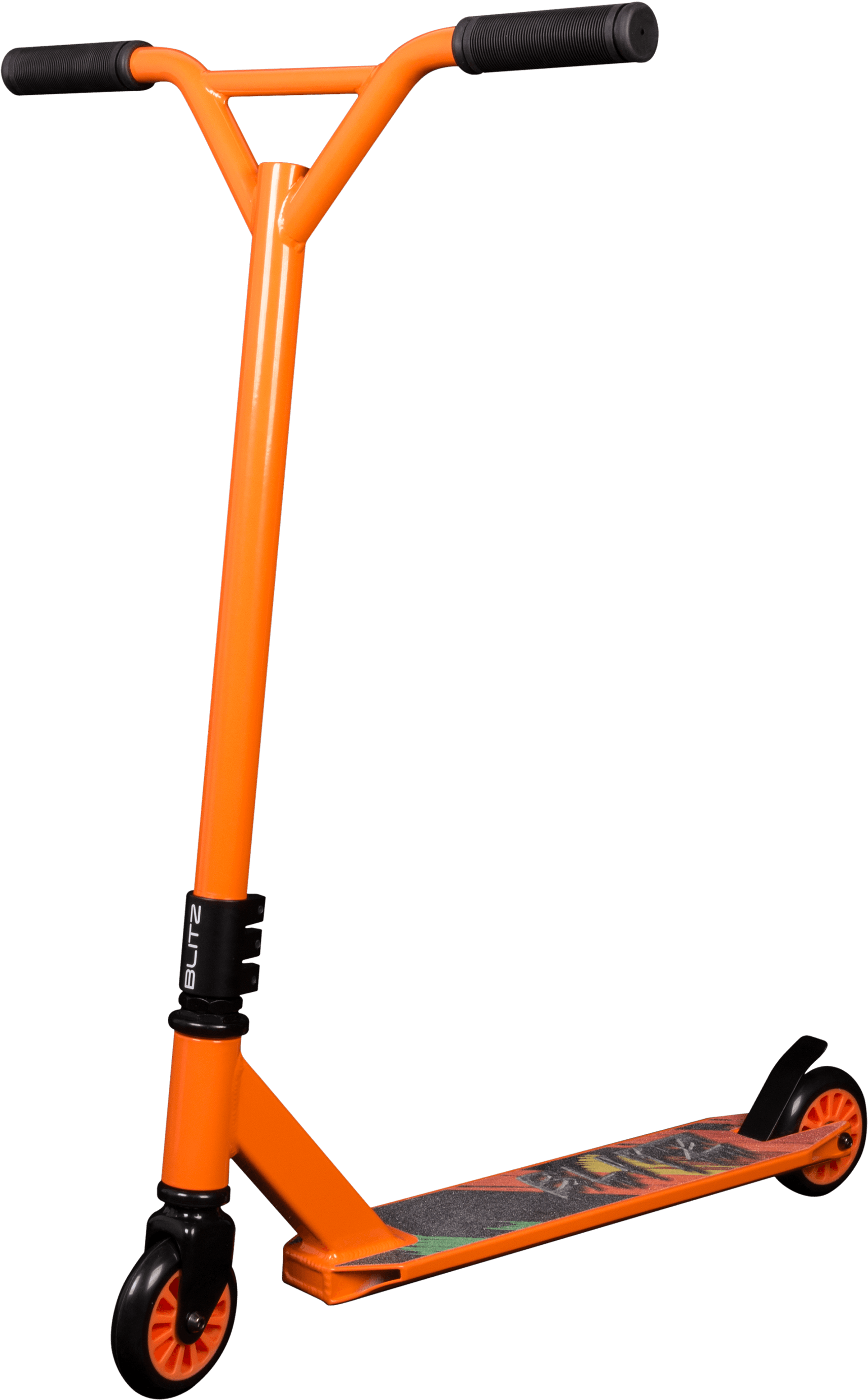 Clip Art Free Library Blitz Orange - 2010 Havoc Storm Scooters (2700x3001), Png Download
