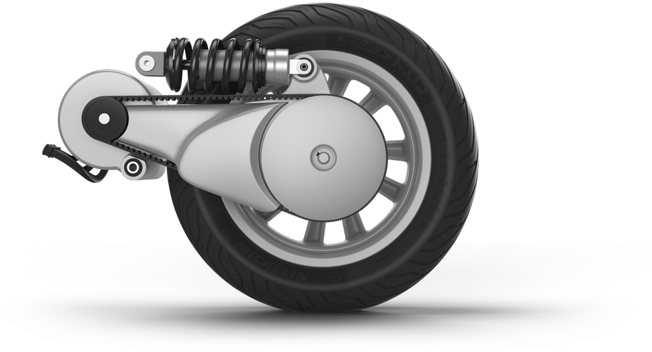 Drivetrain Appscooter Bolt Scooter - Scooter (1000x563), Png Download