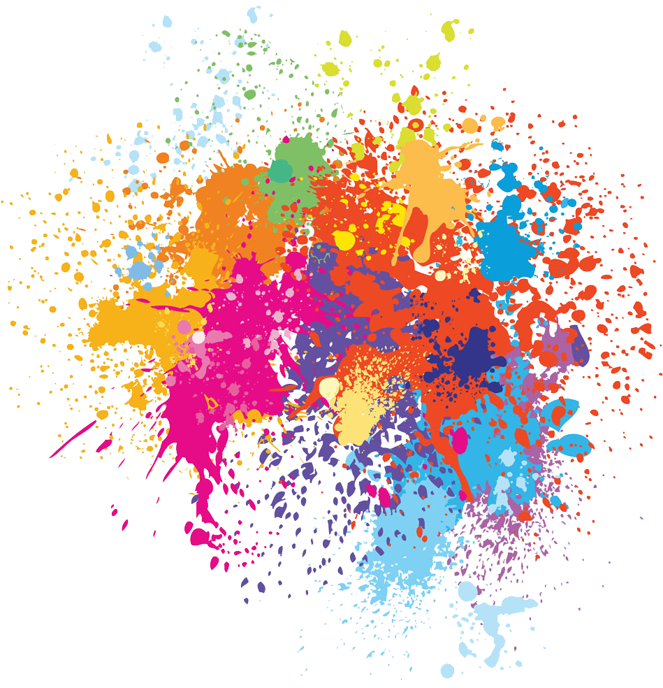 Color Spray Png - Color Painting Png (1000x1000), Png Download