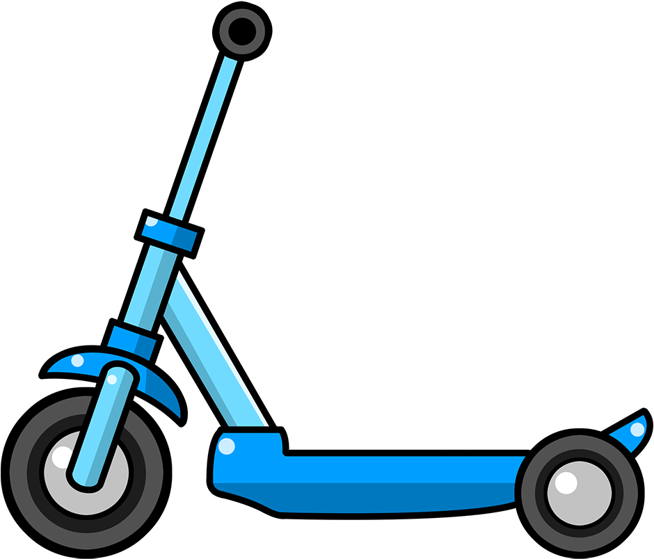 Image 0 Source - Clipart Scooter (1067x931), Png Download