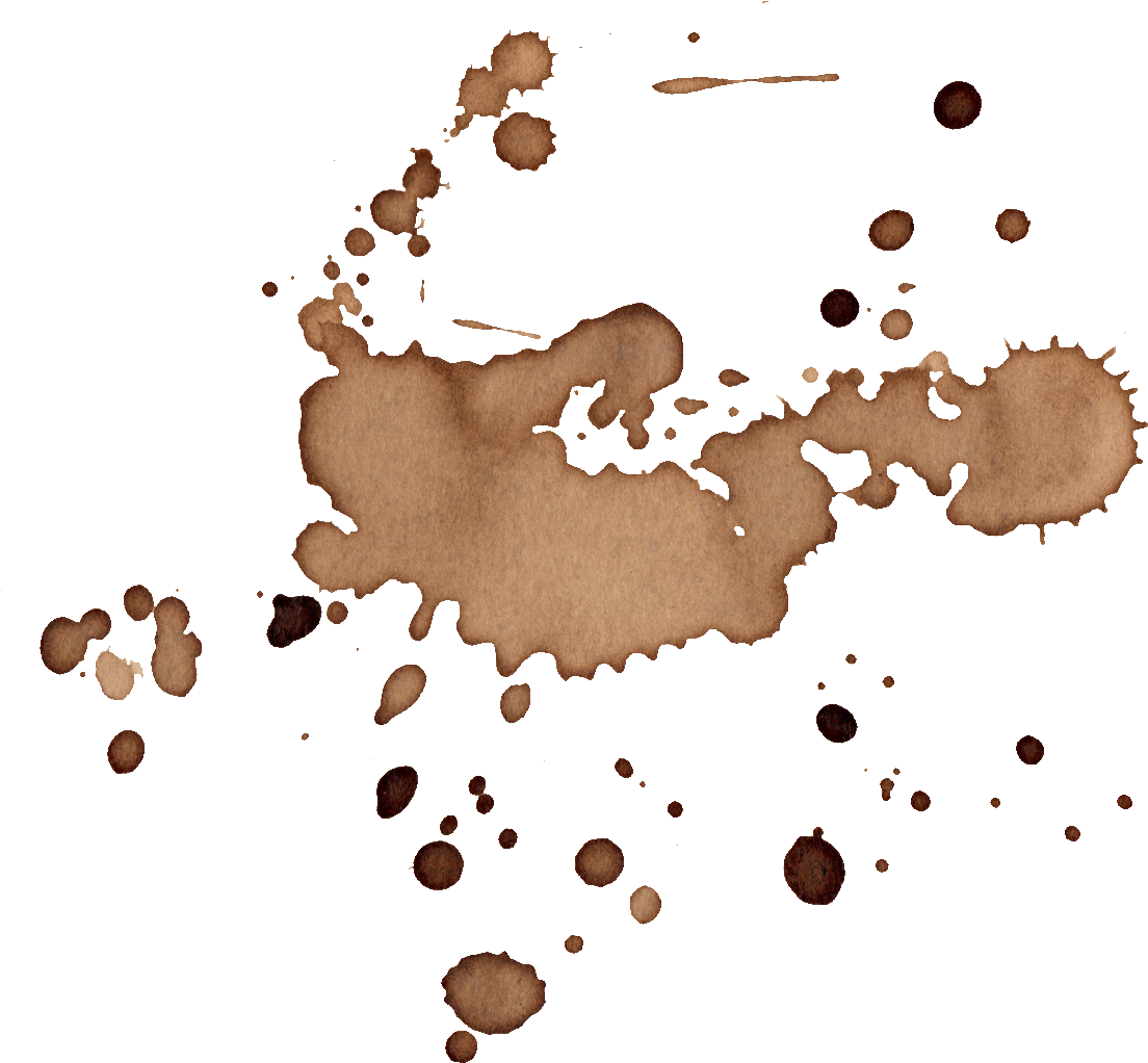 16 Coffee Stains Splatter Vol - Portable Network Graphics (1248x1180), Png Download