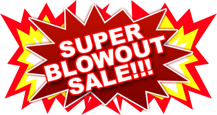 Blow-out Sale On Spray Paint, Ink & Chalk - Blowout Sale (903x480), Png Download