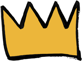 Where The Wild Things Are Crown Png Image Black And (468x468), Png Download