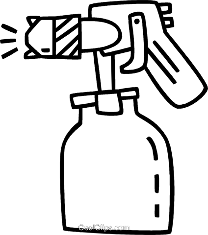 Spray Paint Canister Royalty Free Vector Clip Art Illustration - Clip Art (424x480), Png Download