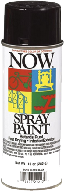 Krylon Spray Paint - Krylon Now Aerosol Paint 9 Ounces Flat Black Now 21211 (700x700), Png Download