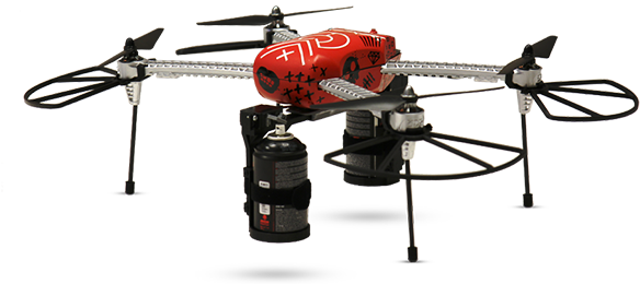 Putting Aside The Ethics Of "unmanned Aerial Vandalism\ - Unmanned Aerial Vehicle (600x278), Png Download