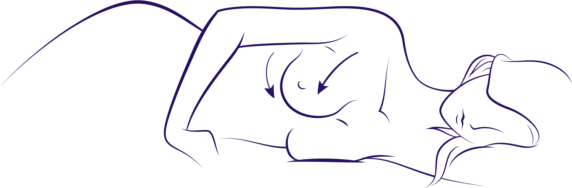 Wearing A Bra While Sleeping Read This - Remove Bra While Sleeping (1600x667), Png Download