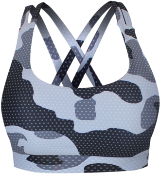 Camo Sports Bra - Sports (384x480), Png Download