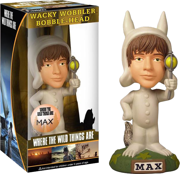 Where The Wild Things Are - Funko Where The Wild Things Are Max Wacky Wobbler (609x589), Png Download