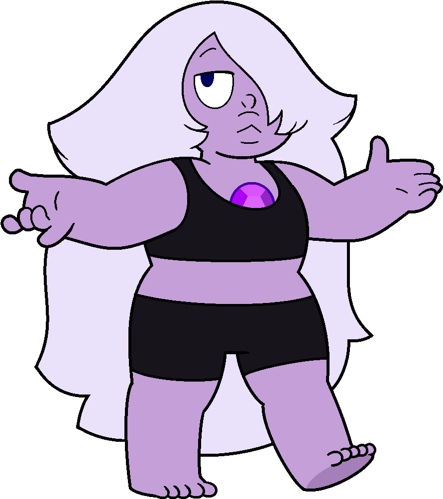 Amethyst Bra And Shorts - Amethyst Steven Universe Garnet (1000x1100), Png Download