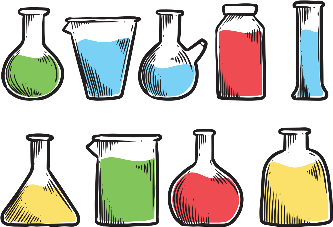 Beaker Free Vector Art - Beaker (1400x980), Png Download