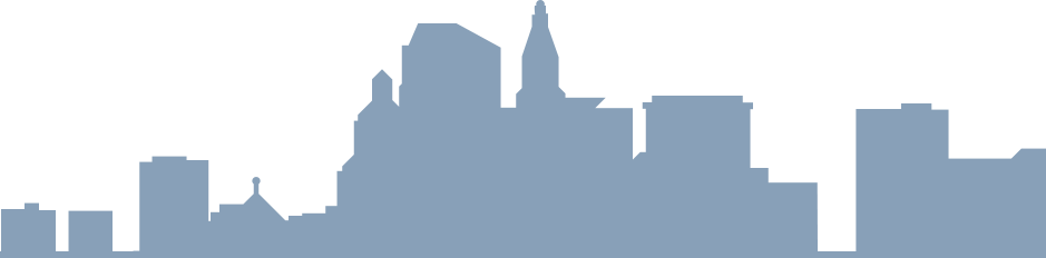 Central Regional Tourism District, 1 Constitution Plaza, - Skyline Connecticut Skyline Hartford Ct (939x232), Png Download