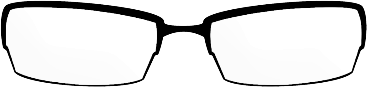 Clipart Black And White Glasses Psd By Jokerhound On - Glasses Transparent Background Png (1264x632), Png Download