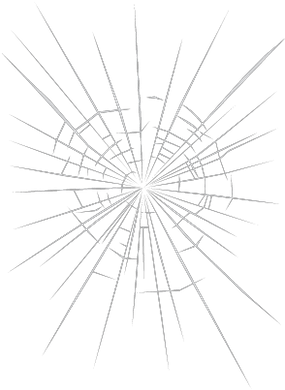 Cracked Glass Transparent Texture Png Sketch Coloring - Drawing (400x400), Png Download