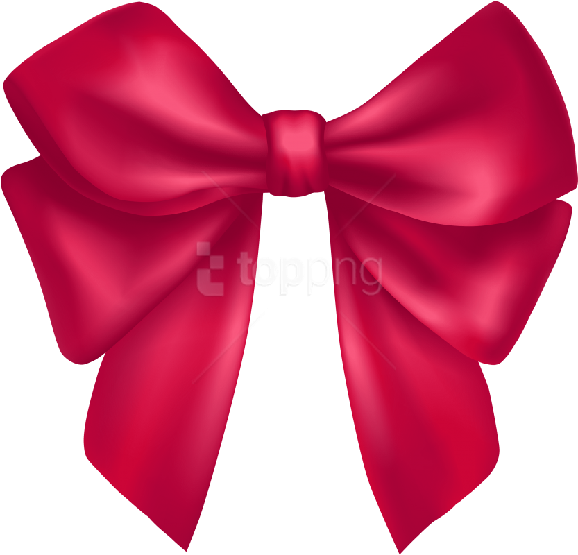Free Png Download Dark Pink Bow Clipart Png Photo Png - Bow Clipart Png (850x815), Png Download
