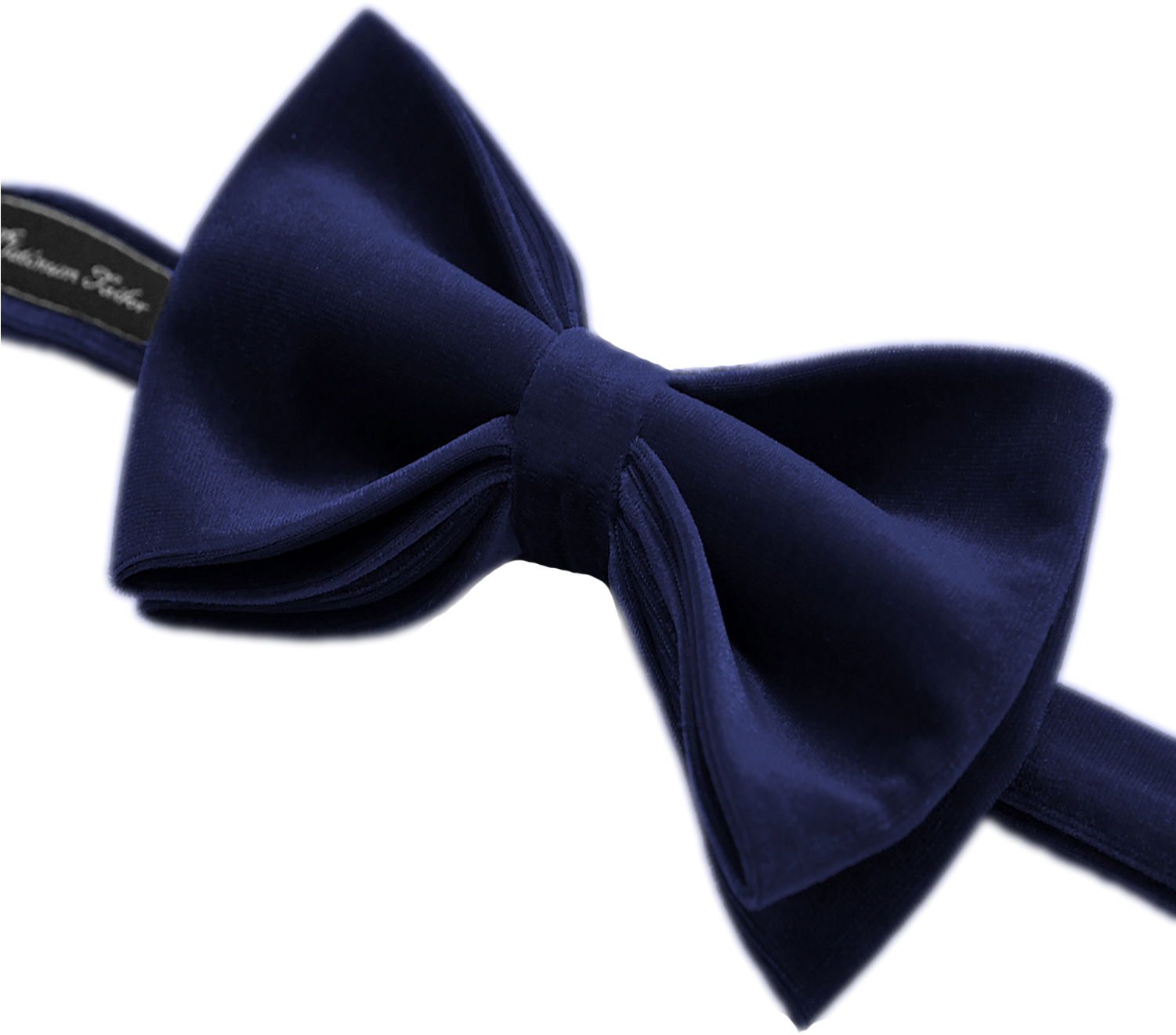 Mens Navy Blue Formal Velvet Bow Tie Pre Tied - Formal Wear (1500x1500), Png Download