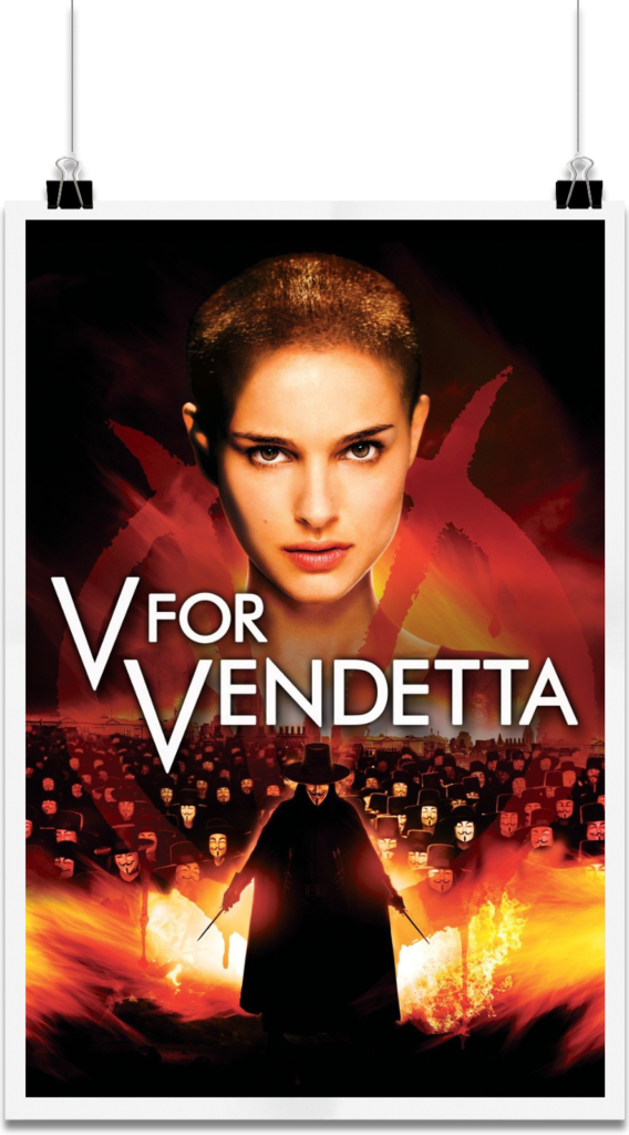 V For Vendetta Movie Review - V For Vendetta (568x1024), Png Download