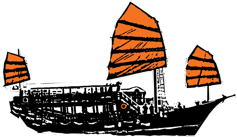 The Pearl Of The Orient - Hong Kong Boat Png (812x609), Png Download