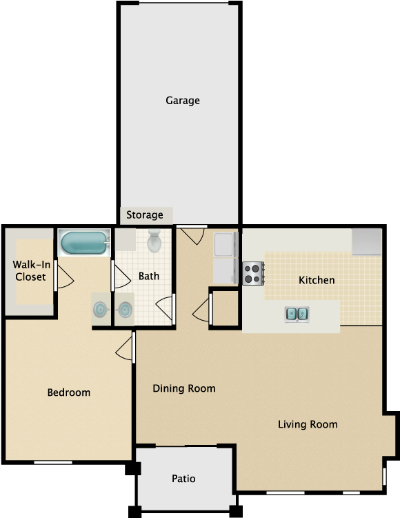 Click The For More Floor Plan Information - Floor Plan (750x750), Png Download