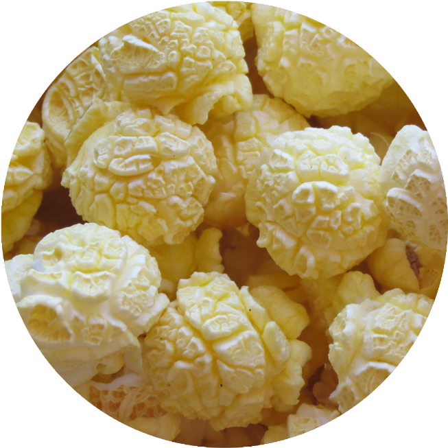 Buttered Popcorn Popped Fresh Daily From Broadway Popcorn - Pastry (676x676), Png Download