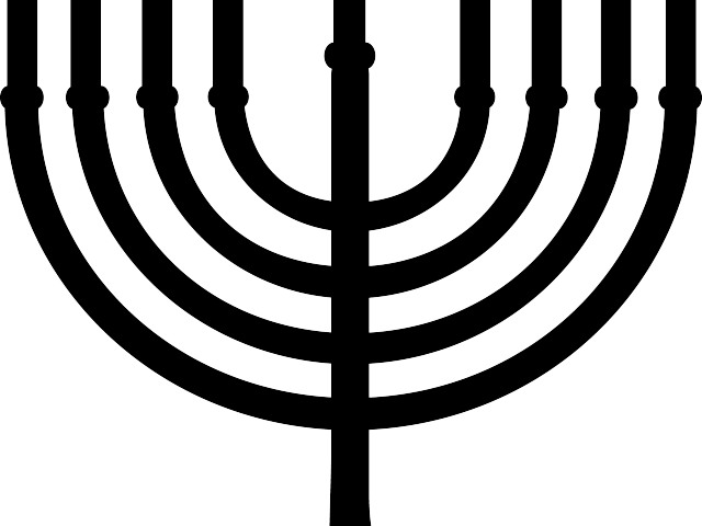 Clip Art Free Menorah Pictures Free Download Clip Art - Judaism Symbol Menorah (640x480), Png Download