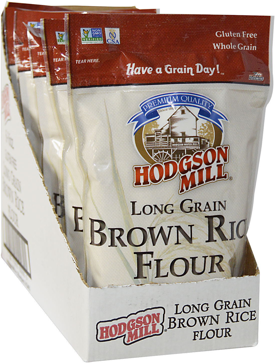 Gluten Free Long Grain Brown Rice Flour - Whole Grain (1536x1536), Png Download
