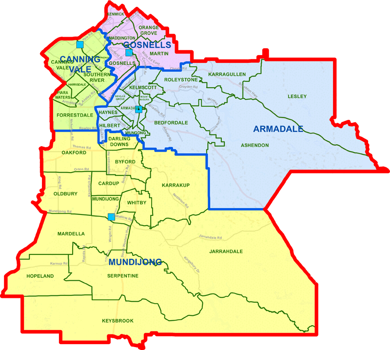 Armadale District Map - Map (800x718), Png Download