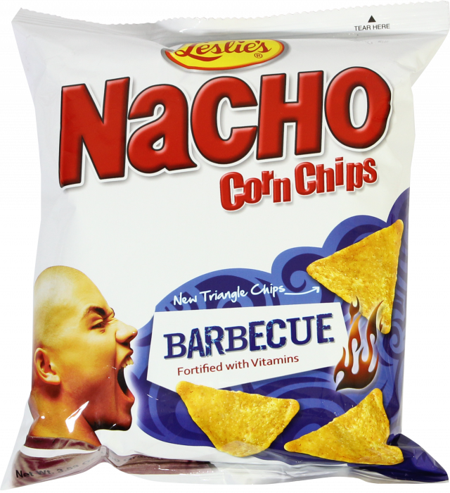 Leslie's Nacho Corn Chips (640x700), Png Download