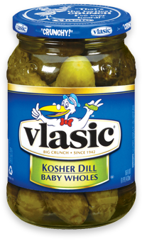 Vlasic Kosher Dill Pickles (200x340), Png Download