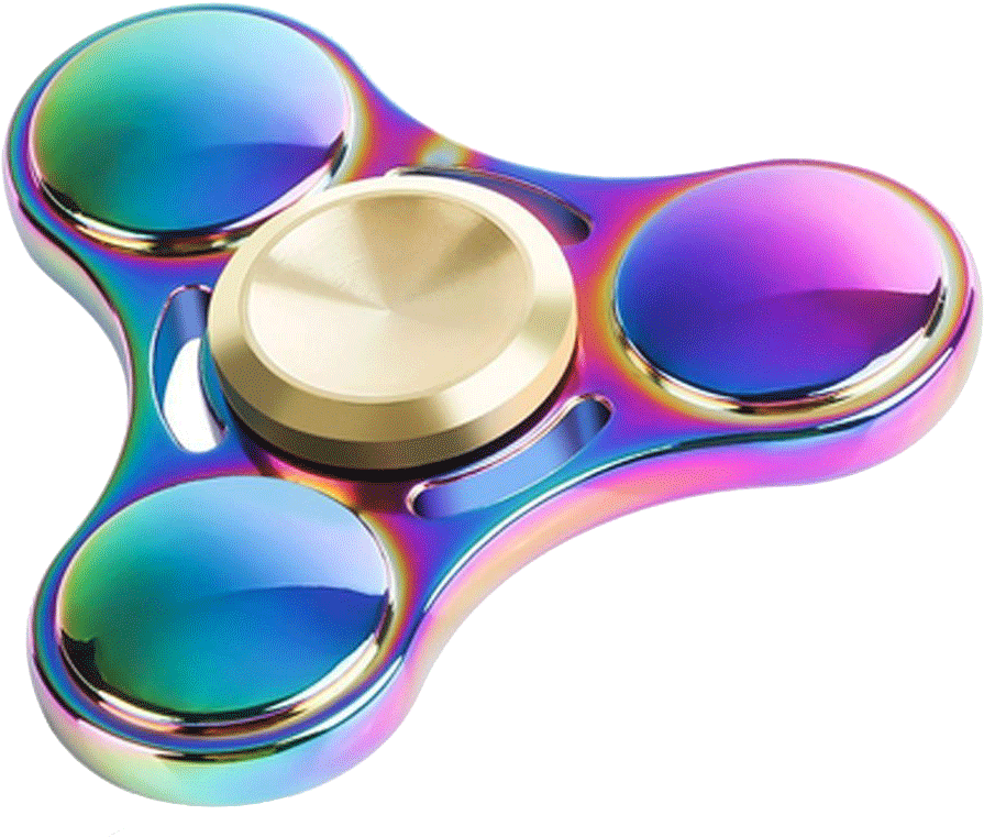 Metal Shiny Fidget Spinner (1001x1001), Png Download