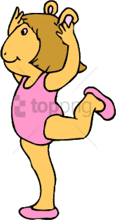 Free Png Download Arthur's Sister Doing Ballet Clipart - גילי מארתור (481x795), Png Download