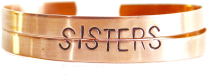 Sister Bracelet Set - Bangle (570x570), Png Download