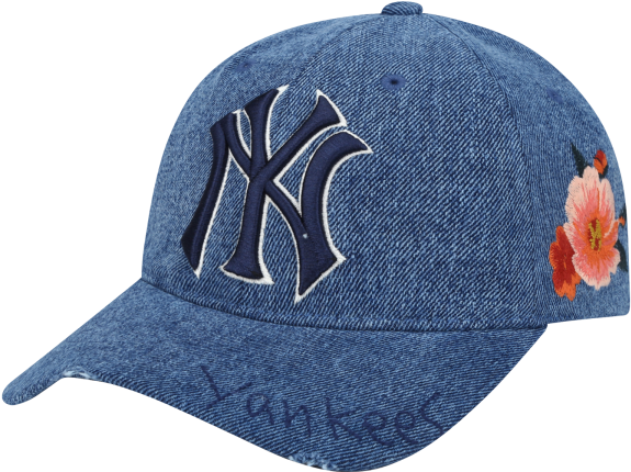 New York Yankees Rose Garden Ball Cap - Baseball Cap (750x750), Png Download