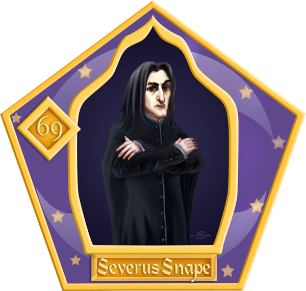 Severus Comme Carte De Choco Genouille ^ ^ - Gilderoy Lockhart Fanart (600x570), Png Download