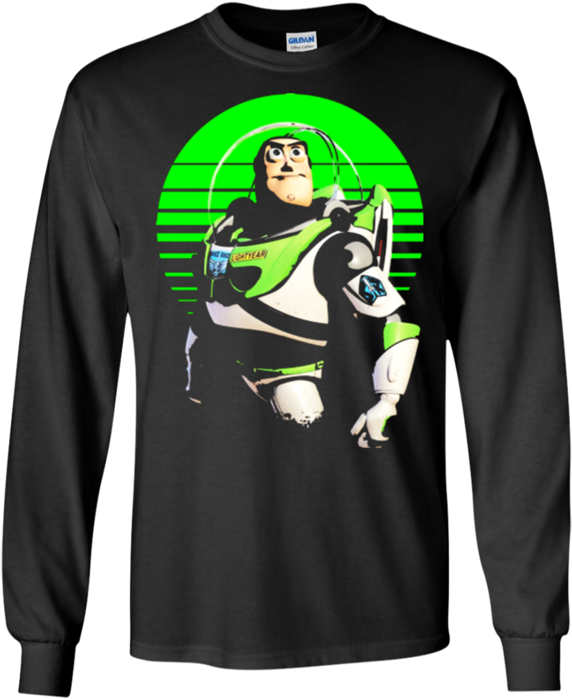 Disney Pixar Toy Story Buzz Sight On Stars - T-shirt (1024x1024), Png Download