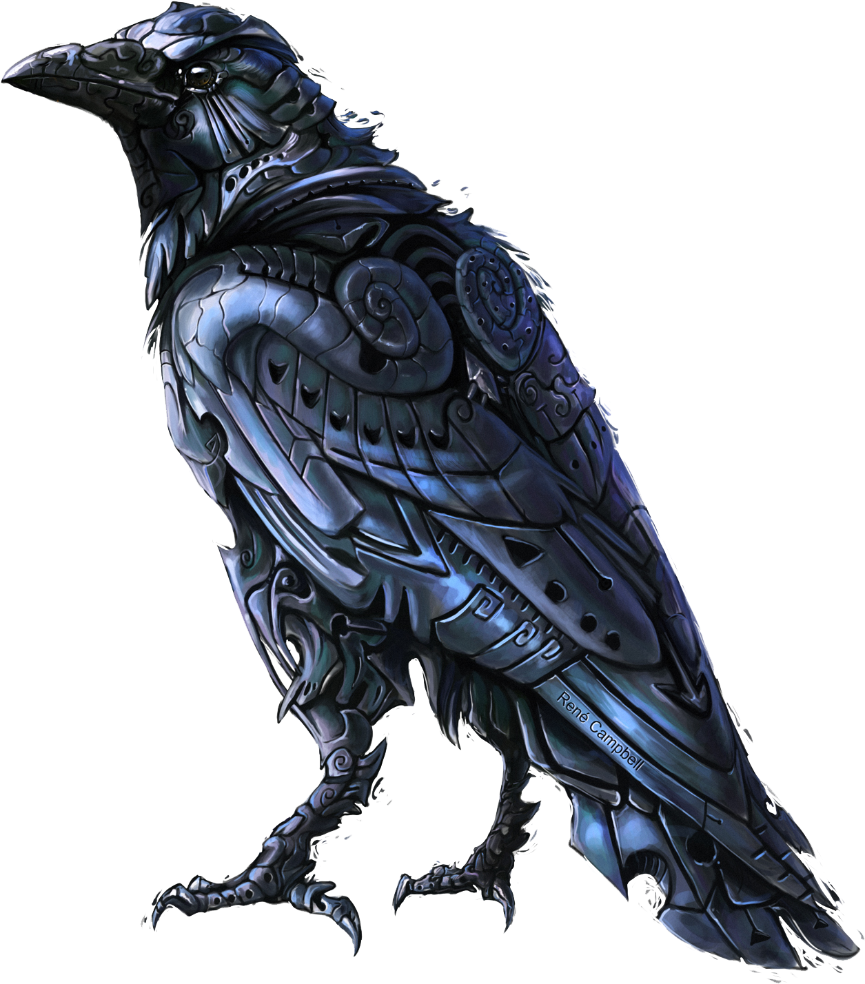 Raven Png - Art Raven (1500x1500), Png Download