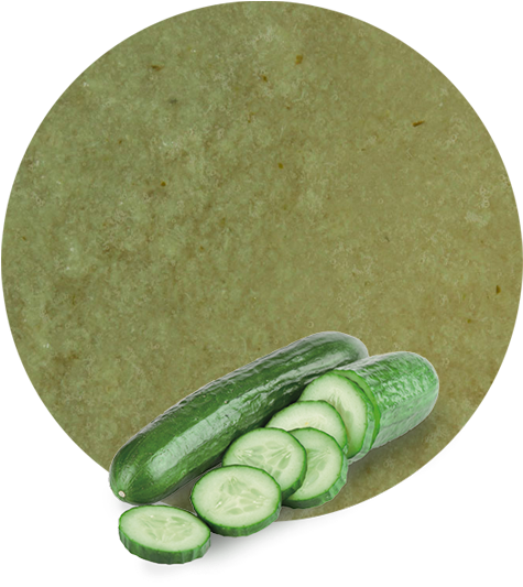 Puré De Pepino - Desi Cucumber (536x595), Png Download