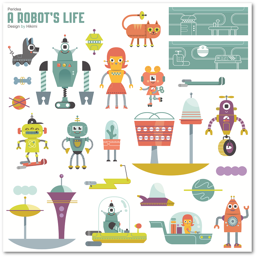 A Robot's Life (900x1000), Png Download